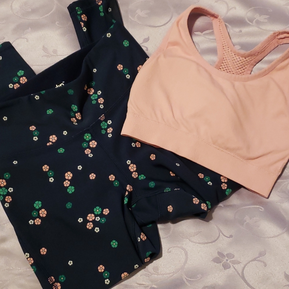 Athletic pant and sports bra